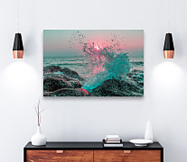 Obraz Morské vlny pri západe slnka zs1049